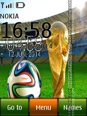 Fifa Cup 2014 with Ball icons es el tema de pantalla