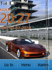 Chevrolet Corvette Indy 500 tema screenshot