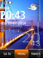 Скриншот темы Golden Gate Bridge, San Francisco