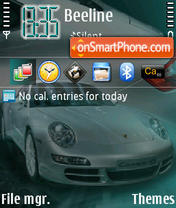 Porsch 911 S4 theme screenshot