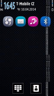 Cyan in Style tema screenshot