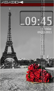 Paris - City of Love tema screenshot