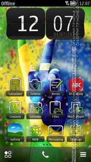 Fifa Brazil 2014 Cup theme screenshot