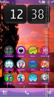 Sunset HD 02 Theme-Screenshot