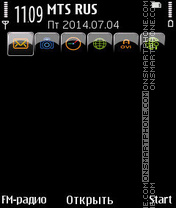 Black-Final tema screenshot