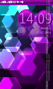 Abstract Mosaic theme screenshot