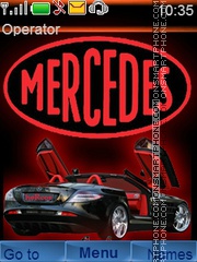 Mercedes Cabrio theme screenshot