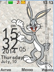 Capture d'écran Bugs Bunny thème
