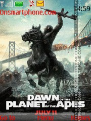 Скриншот темы Planet of the Apes