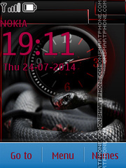 Dark Snake theme screenshot