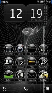 Black Lines 02 Theme-Screenshot