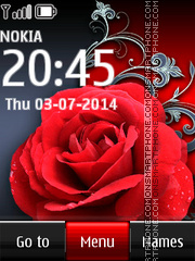 Red Rose 11 theme screenshot