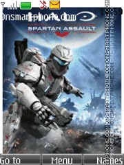 Скриншот темы Halo Spartan Assault