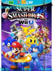 Super Smash Bros theme screenshot