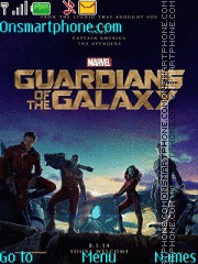 Guardians of the Galaxy theme screenshot