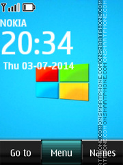 Windows Clock 03 es el tema de pantalla