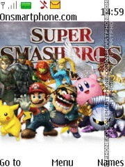 Super Smash Bros tema screenshot