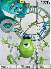 Capture d'écran Monsters University thème