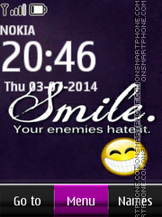 Smile 2014 theme screenshot