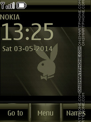 Playboy Logo 03 tema screenshot