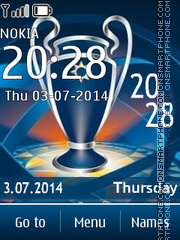 UEFA Champions League 02 es el tema de pantalla