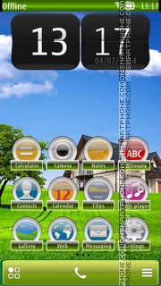 Sweet Home HD tema screenshot