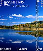 Capture d'écran Blue-Lake thème