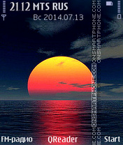 The Sun tema screenshot