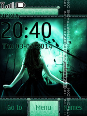 Fairy Moon 01 tema screenshot