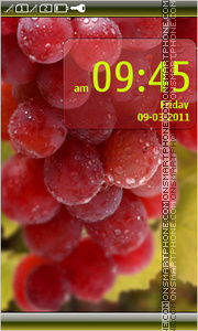 Juicy Grapes tema screenshot