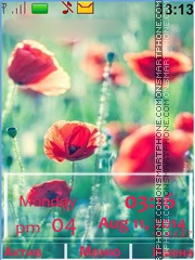 Poppies tema screenshot