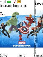 Скриншот темы Disney Infinity 2.0 Marvel Super Heroes