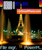 Paris tema screenshot