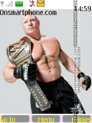 WWE Brock Lesnar tema screenshot