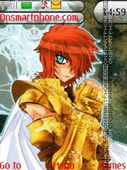 Скриншот темы Saint Seiya Aiolia Episode G