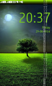 Lonely Tree tema screenshot