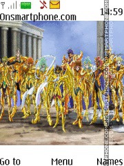Capture d'écran Saint Seiya Omega thème
