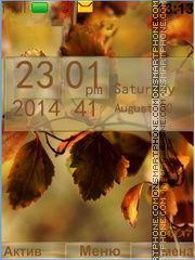 Leaves tema screenshot