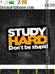 Study Hard theme screenshot