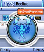 Скриншот темы Scorpio QVGA