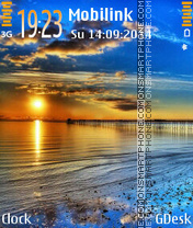 Sea Sunset tema screenshot