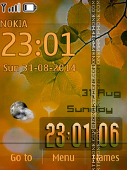 Autumn day 01 es el tema de pantalla