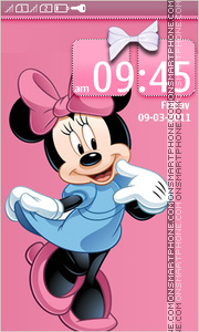 Minnie Mouse 10 es el tema de pantalla