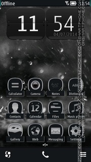 Dark Drops 01 Theme-Screenshot