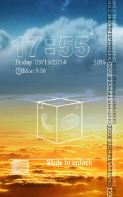 Locker Theme36 tema screenshot