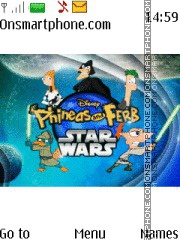 Скриншот темы Phineas and Ferb Star Wars