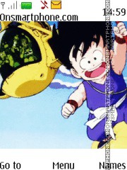 Dragon Ball theme screenshot