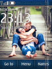Couple of lovers tema screenshot
