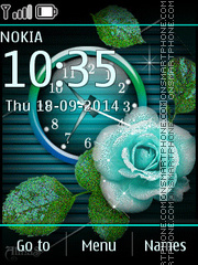 Blue Rose 05 tema screenshot