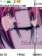 Capture d'écran Elfen Lied Lucy thème